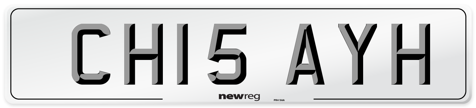 CH15 AYH Number Plate from New Reg